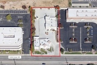 1647-1649 W Avenue J, Lancaster, CA - AERIAL map view