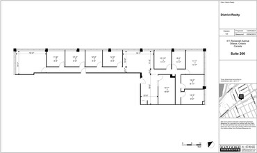 411 Roosevelt Ave, Ottawa, ON for lease Floor Plan- Image 1 of 11