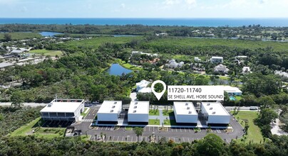 11740 SE Shell Ave, Hobe Sound, FL - aerial  map view