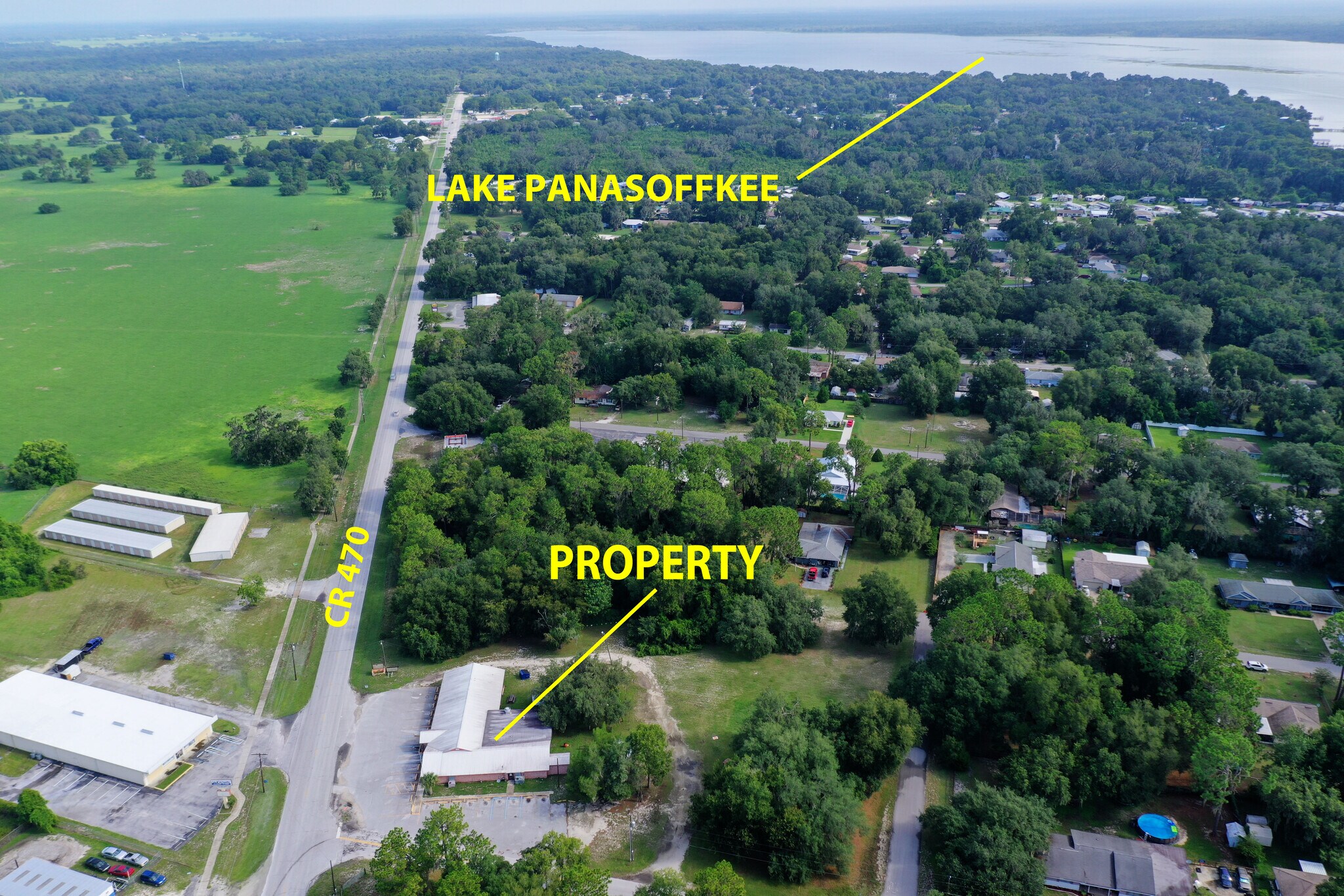 1317 N C 470, Lake Panasoffkee, FL for sale Aerial- Image 1 of 1
