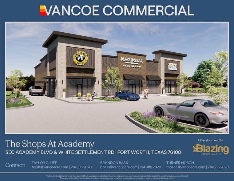 SEC of Academy Blvd & White Settlement Rd, Fort Worth, TX for sale - Primary Photo - Image 1 of 11