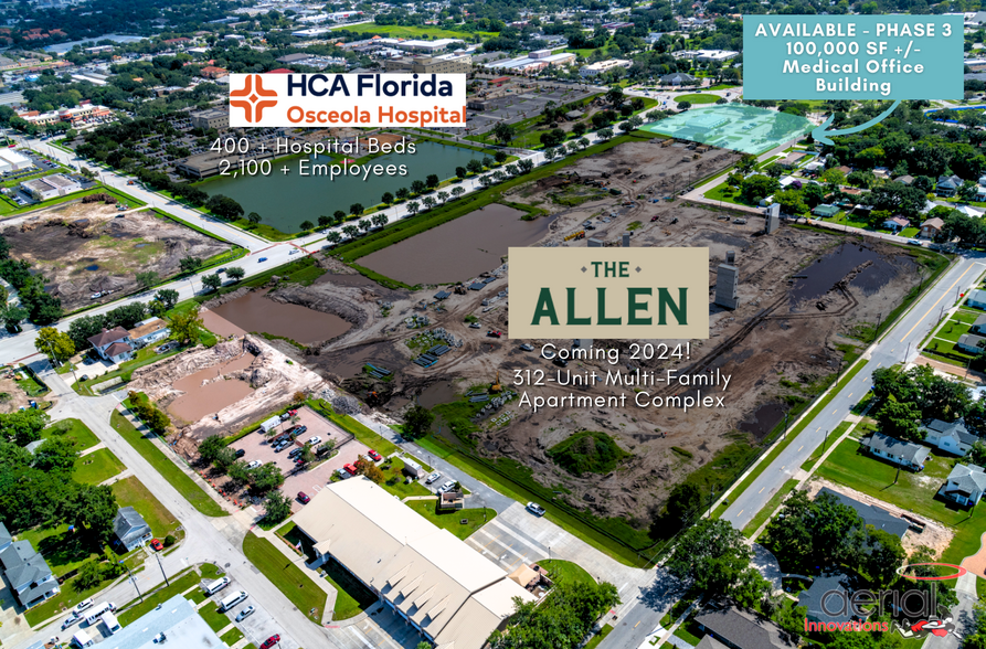 N Beaumont ave, Kissimmee, FL for lease - Aerial - Image 2 of 3