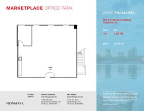 6615 E Pacific Coast Hwy, Long Beach, CA for lease Floor Plan- Image 1 of 1