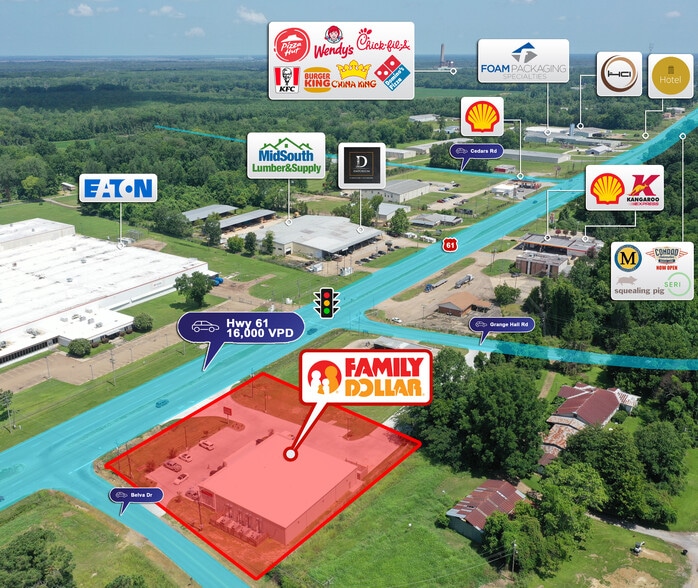 5100 Highway 61 S, Vicksburg, MS for sale - Aerial - Image 2 of 5