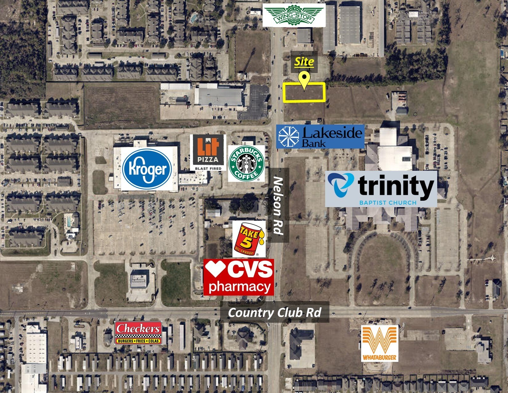 4635 Nelson rd, Lake Charles, LA 70605 Retail Frontage on Nelson Rd