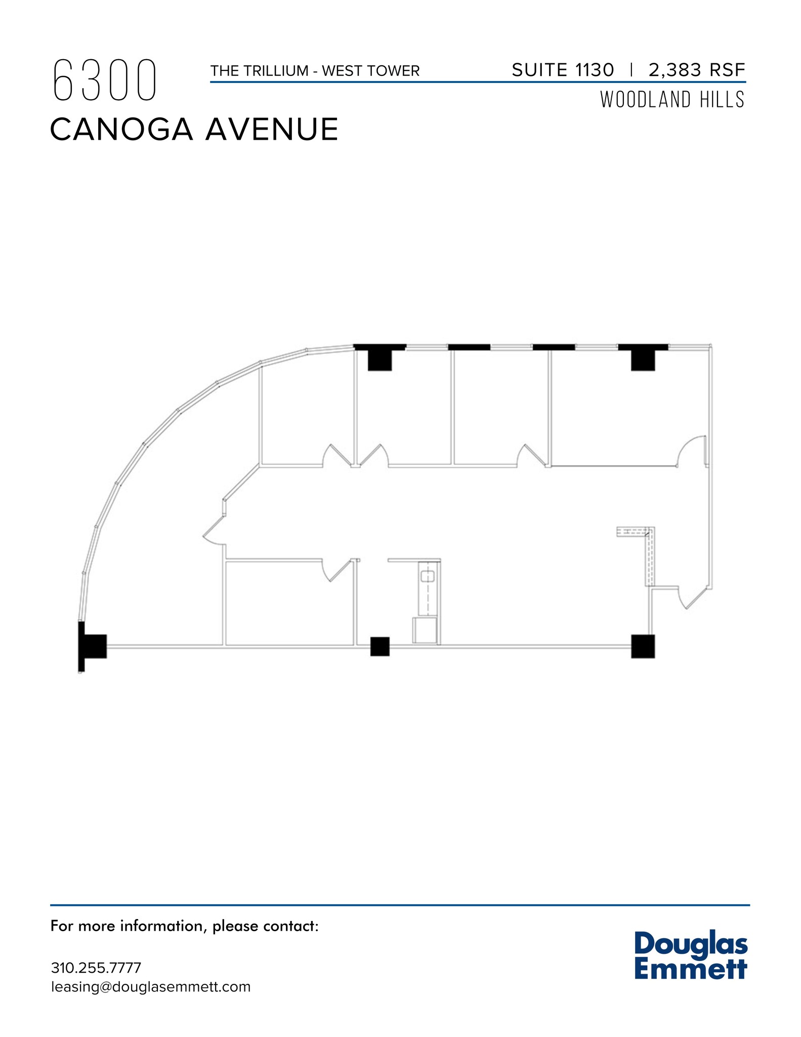 6300 Canoga Ave, Woodland Hills, CA for lease Site Plan- Image 1 of 1