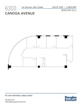 6300 Canoga Ave, Woodland Hills, CA for lease Site Plan- Image 1 of 1