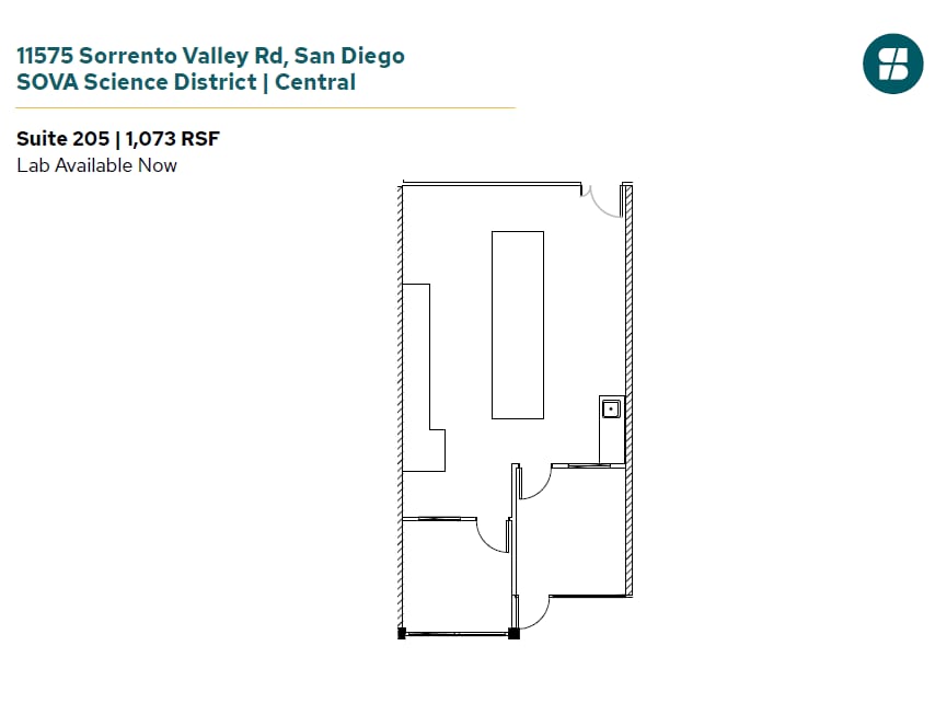 11555 Sorrento Valley Rd, San Diego, CA for lease Floor Plan- Image 1 of 1