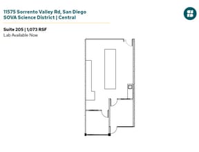 11555 Sorrento Valley Rd, San Diego, CA for lease Floor Plan- Image 1 of 1