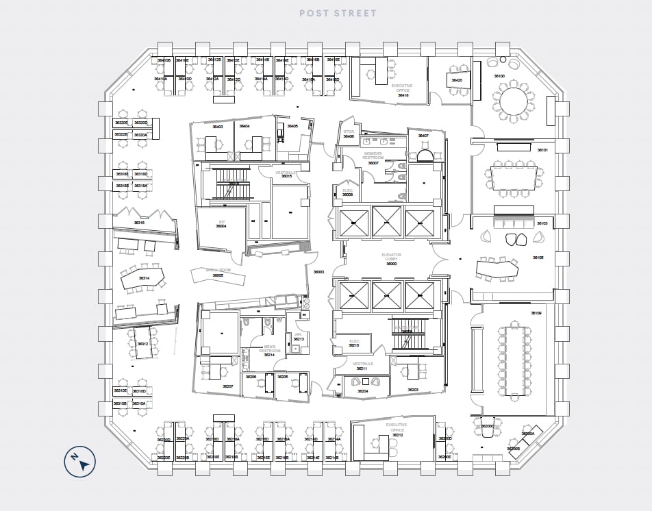 1 Post St, San Francisco, CA for lease Interior Photo- Image 1 of 1