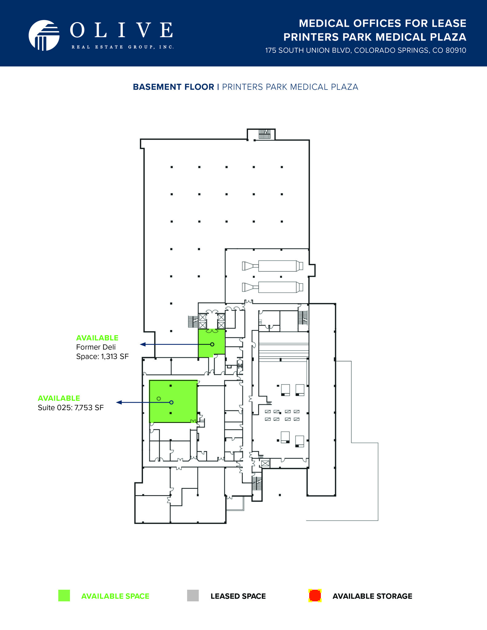 175 S Union Blvd, Colorado Springs, CO for lease Floor Plan- Image 1 of 1