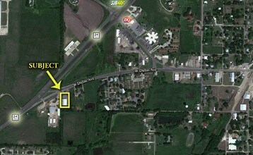 1701 W Dallas Ave, Cooper, TX - AERIAL  map view