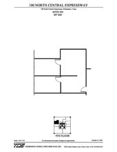 100 N Central Expy, Richardson, TX for lease Floor Plan- Image 1 of 1