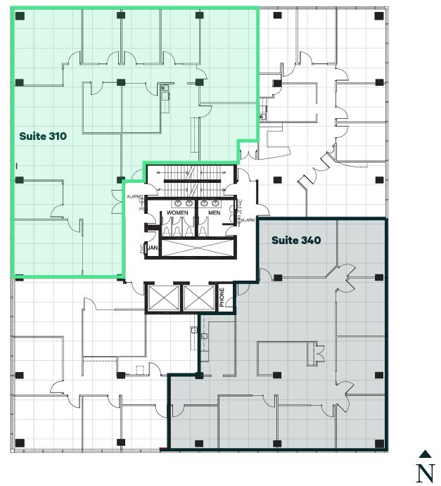 1414 8th St SW, Calgary, AB for lease Floor Plan- Image 1 of 2