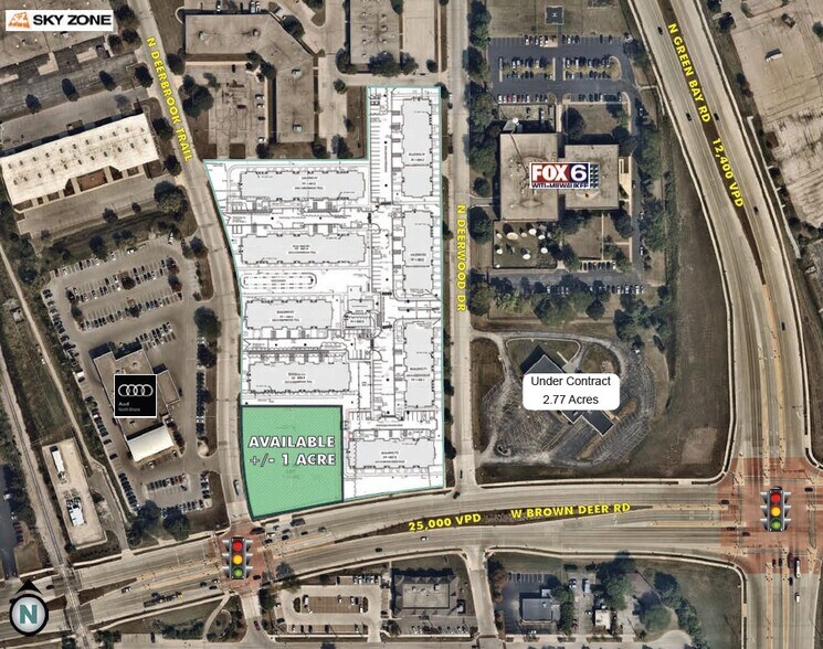 4300 W Brown Deer Rd, Brown Deer, WI for lease - Aerial - Image 1 of 4