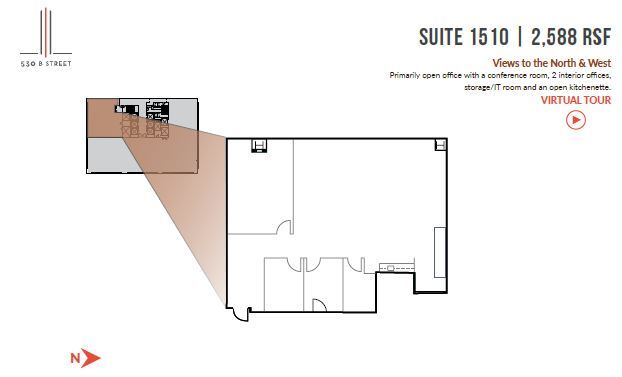 530 B St, San Diego, CA for lease Floor Plan- Image 1 of 10