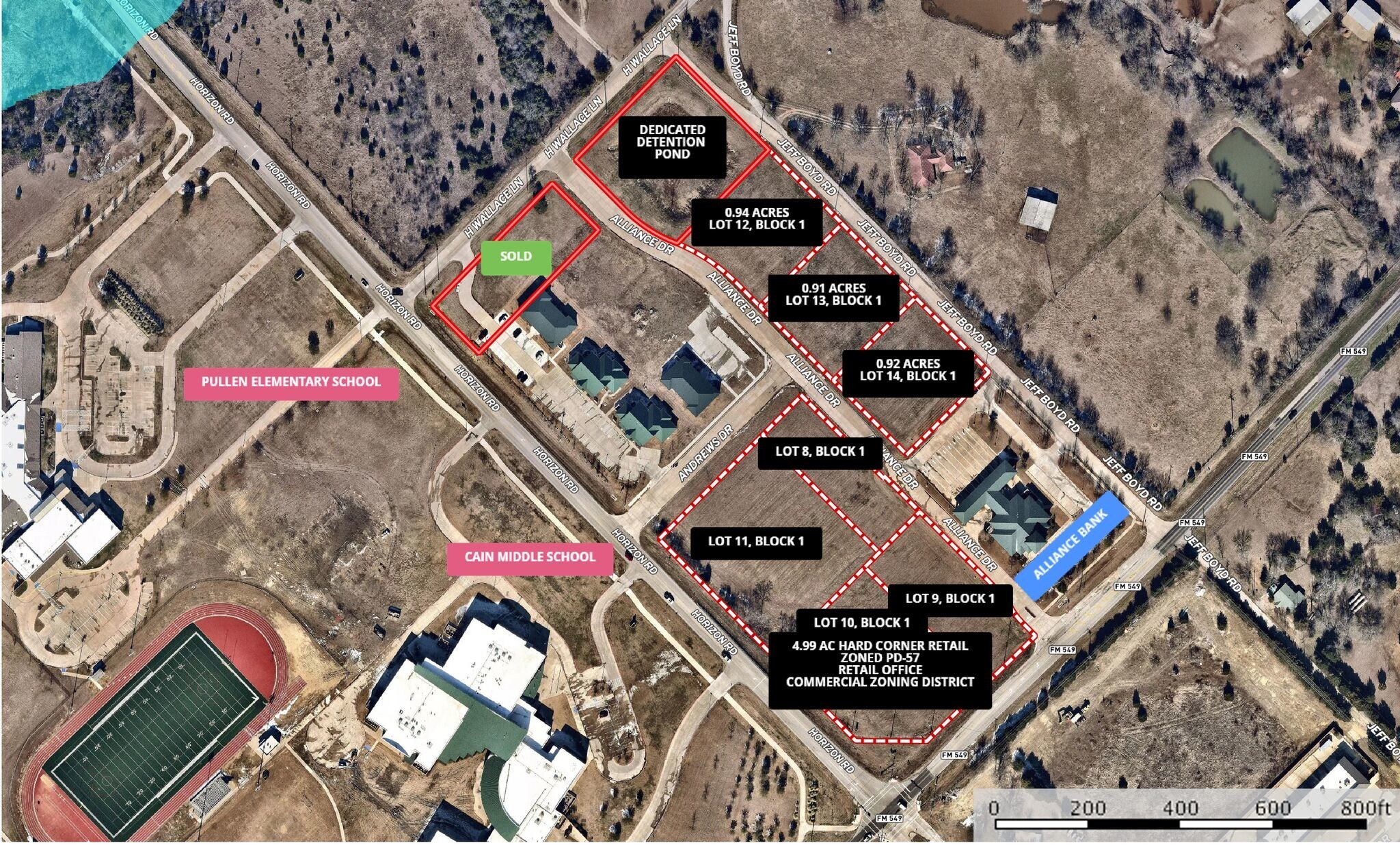 FM 549 & Horizon Rd, Rockwall, TX for sale Aerial- Image 1 of 1