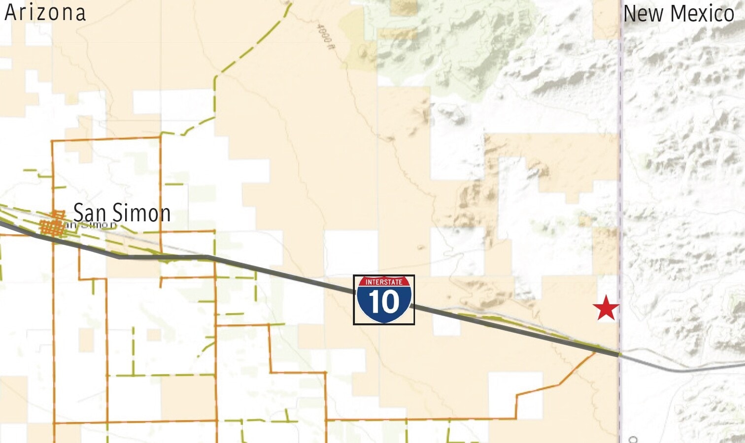 I10, San Simon, AZ 85632 Ranch
