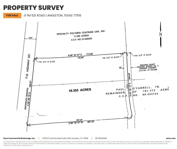 0 Fm 521 Rd, Angleton, TX for sale - Site Plan - Image 3 of 3
