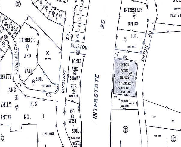 3630 Sinton Rd, Colorado Springs, CO for lease - Plat Map - Image 3 of 39