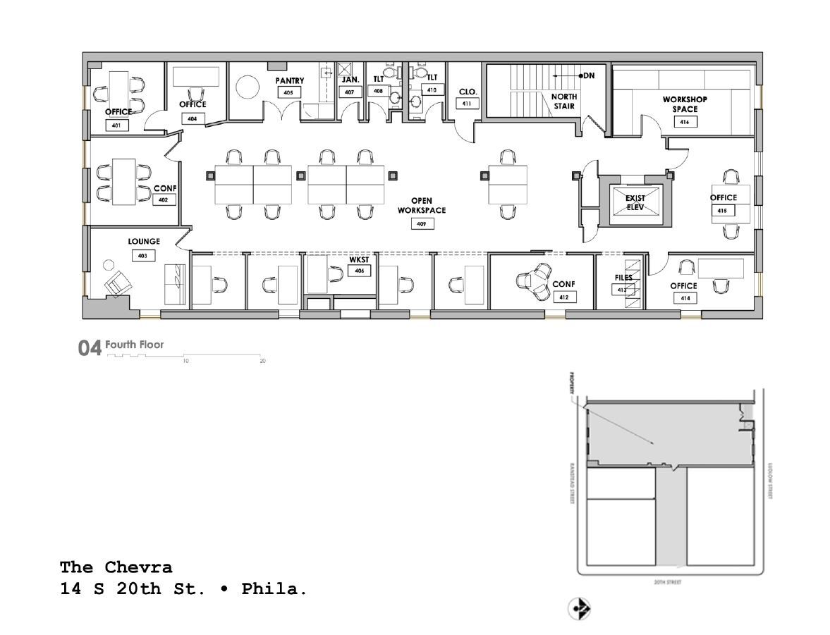 2002 Ludlow St, Philadelphia, PA for lease Floor Plan- Image 1 of 1