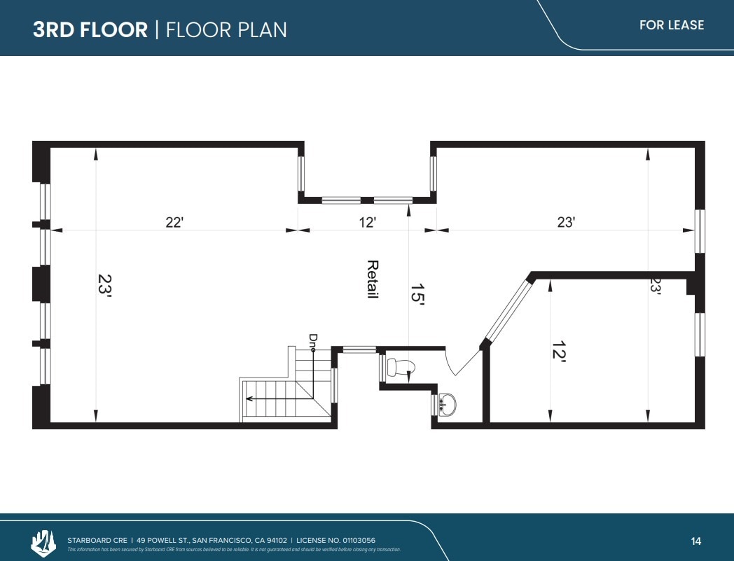 227-231 Kearny St, San Francisco, CA for lease Floor Plan- Image 1 of 14