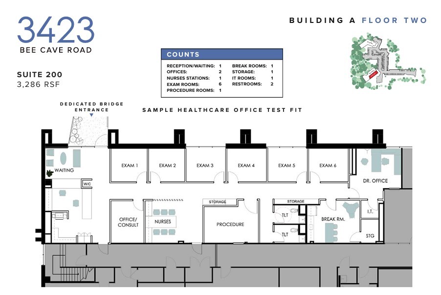 3423 Bee Caves Rd, Austin, TX for lease Floor Plan- Image 1 of 1