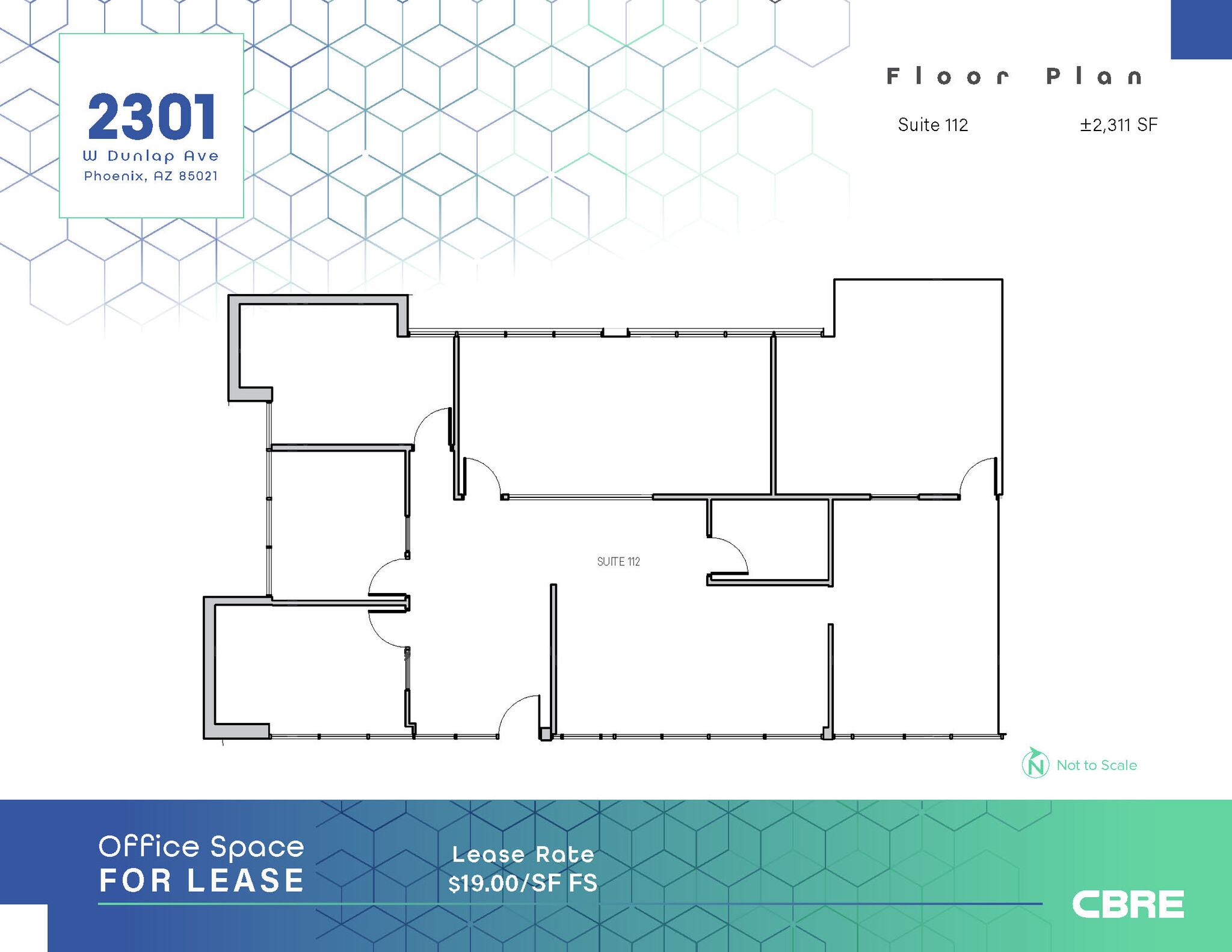 2301 W Dunlap Ave, Phoenix, AZ for lease Floor Plan- Image 1 of 1