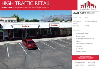 More details for 8019 NE Menaul NE, Albuquerque, NM - Retail for Lease