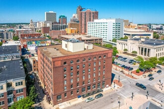 100 Court Ave, Des Moines, IA - AERIAL map view