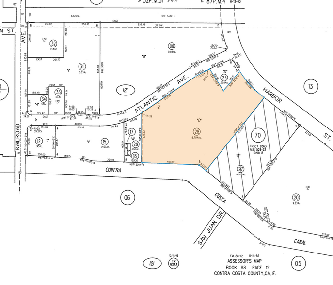 230 Atlantic Ave, Pittsburg, CA for lease - Plat Map - Image 2 of 2