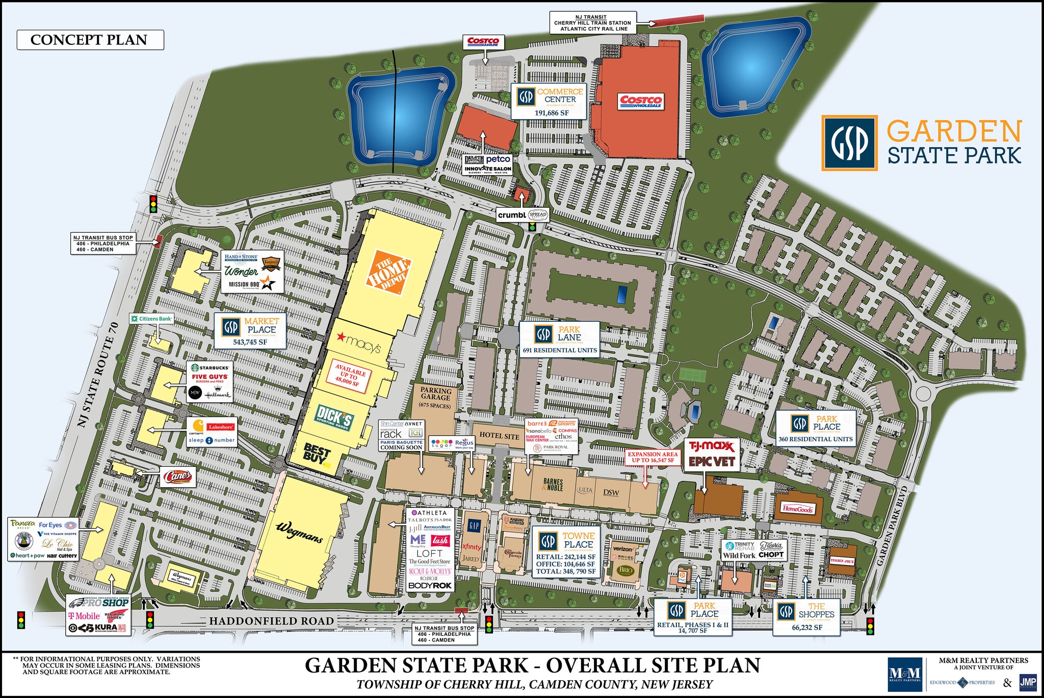 901-957 Haddonfield Rd, Cherry Hill, NJ for lease Site Plan- Image 1 of 1
