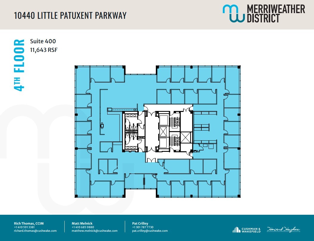 10480 Little Patuxent Pky, Columbia, MD for lease Floor Plan- Image 1 of 1