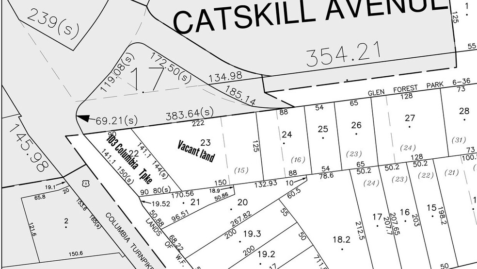 103 Columbia Tpke, Rensselaer, NY for sale - Plat Map - Image 2 of 2