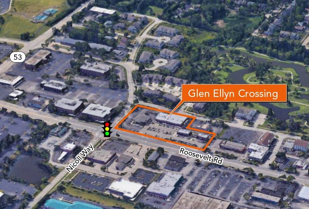 701-719 Roosevelt Rd, Glen Ellyn, IL for sale Aerial- Image 1 of 1