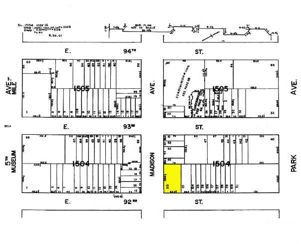 1295 Madison Ave, New York, NY for lease - Plat Map - Image 2 of 4
