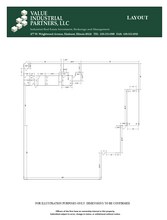 1851 E Fabyan Pky, West Chicago, IL for lease Floor Plan- Image 1 of 1