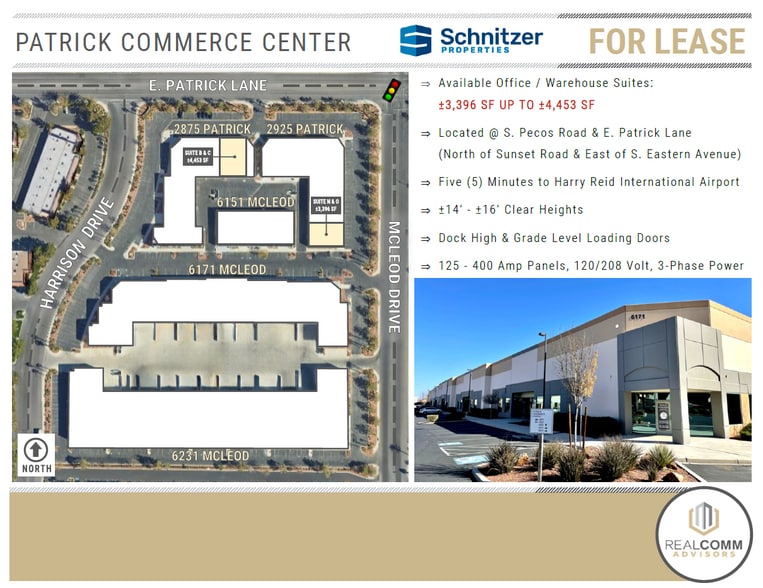2875 E Patrick Ln, Las Vegas, NV for lease - Building Photo - Image 2 of 9
