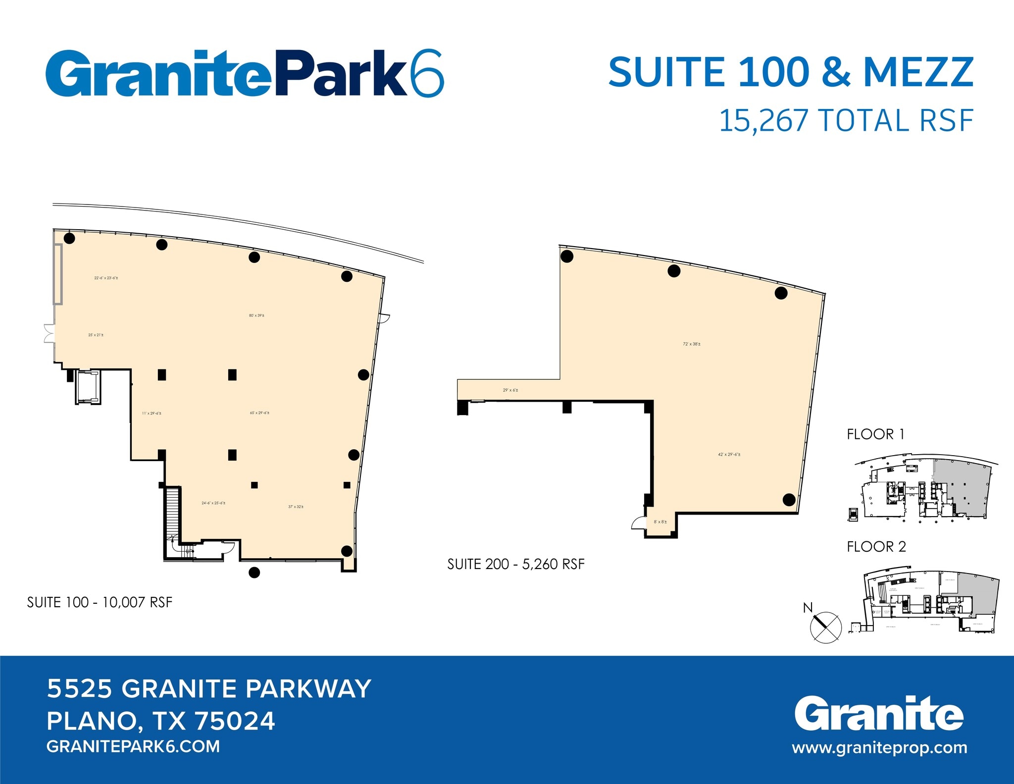 5525 Granite Parkway, Plano, TX for lease Site Plan- Image 1 of 2