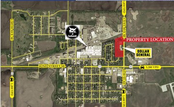 ND-32, Gwinner, ND - AERIAL  map view - Image1