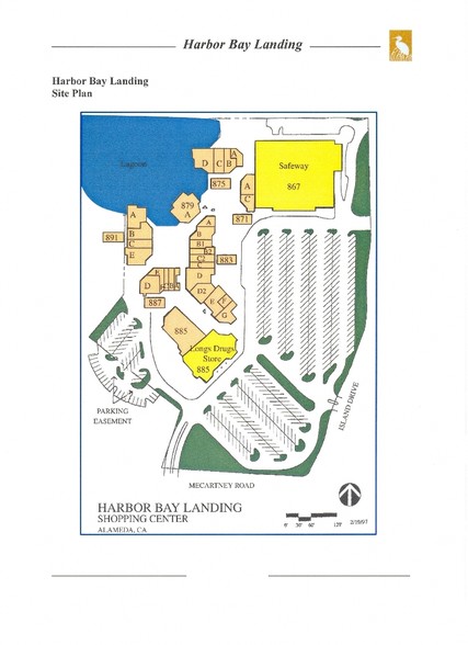 867-891 Island Dr, Alameda, CA for lease - Site Plan - Image 2 of 10