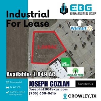 More details for 1201 Fm 1187, Crowley, TX - Land for Lease
