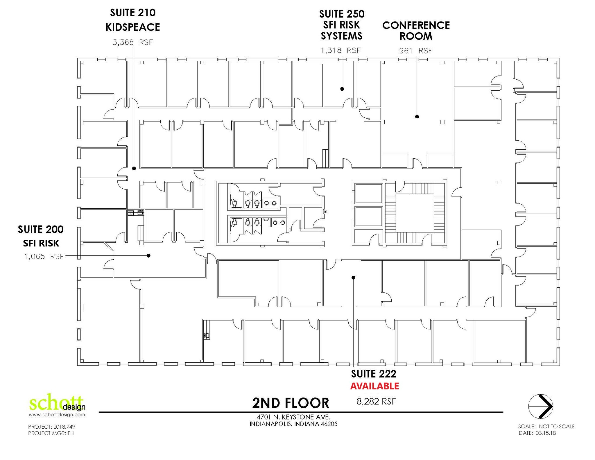 4701 N Keystone Ave, Indianapolis, IN for lease Floor Plan- Image 1 of 1