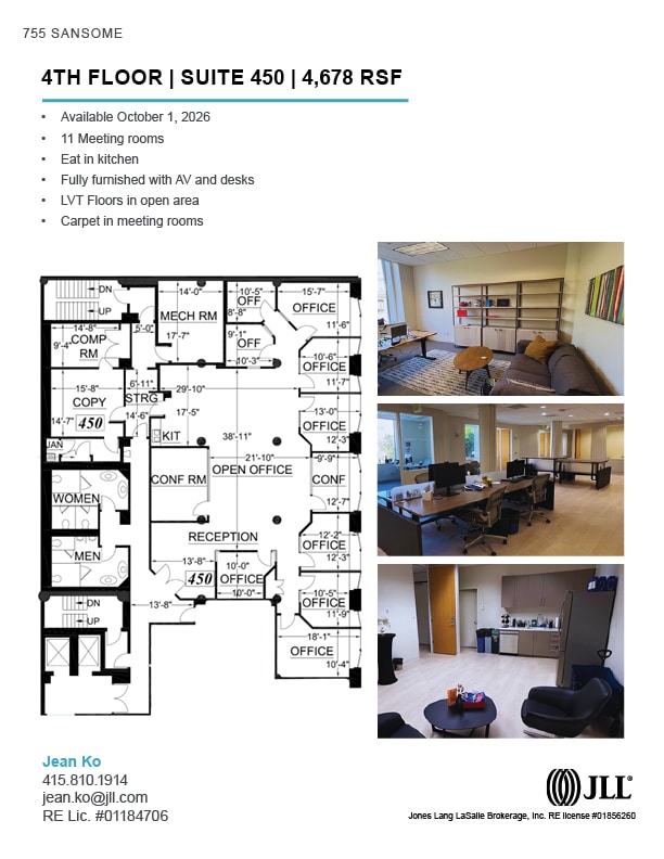 755 Sansome St, San Francisco, CA for lease Floor Plan- Image 1 of 1