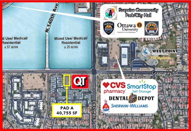 SWC Greenway Rd, Surprise, AZ for sale Primary Photo- Image 1 of 1