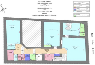 14 Rue Saint-Benoît, Paris for lease Floor Plan- Image 2 of 2