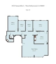 8519-8527 W Sunset Blvd, West Hollywood, CA for lease Floor Plan- Image 1 of 19