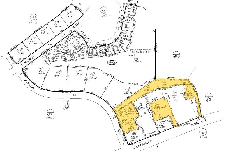 4170 Oceanside Blvd, Oceanside, CA for lease - Plat Map - Image 3 of 3