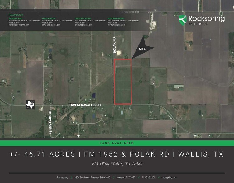0 Fm 1952, Wallis, TX for sale - Building Photo - Image 1 of 1