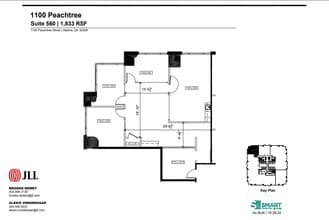 1100 Peachtree St NE, Atlanta, GA for lease Floor Plan- Image 1 of 1
